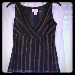 Loft Black Sleeveless Top